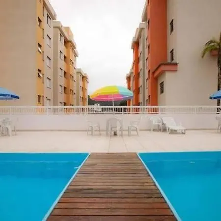 Apartamento Em Ubatuba Com Piscina E Churrasqueira Exterior photo